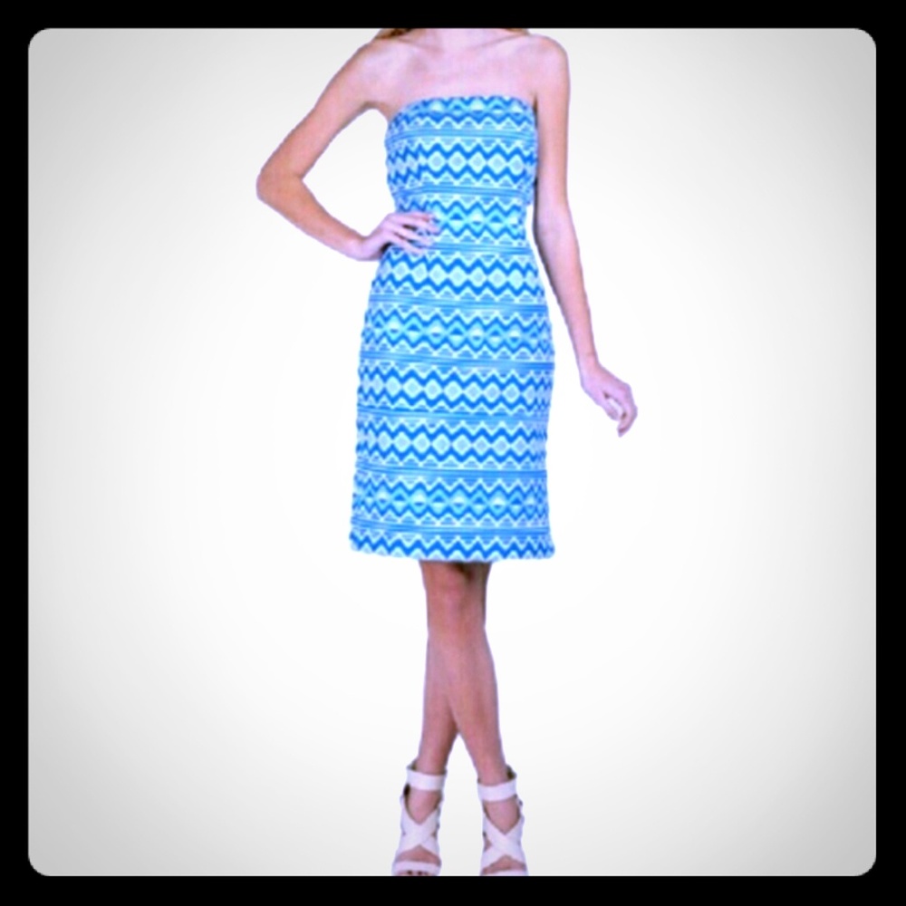 Badgley Mischka Belle strapless dress